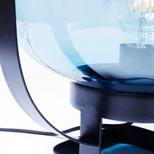 Lampe Jupiter Cristal / Acier - Bleu glacier