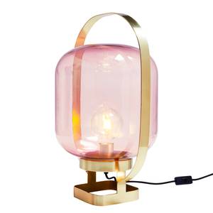 Tafellamp Jupiter Kristalglas/staal - Roze