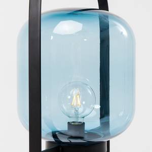 Lampadaire Jupiter Cristal / Acier - Bleu pastel