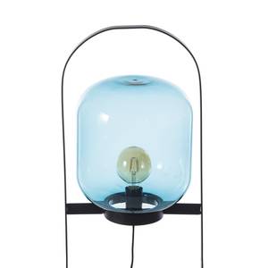 Lampadaire Jupiter Cristal / Acier - Bleu pastel