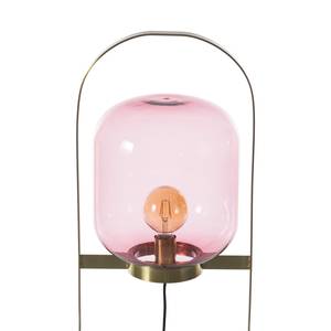 Staande lamp Jupiter Kristalglas/staal - Babyroze