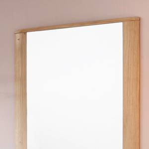 Miroir Kvilla Partiellement en planches de chêne Bianco massif / Chêne Bianco