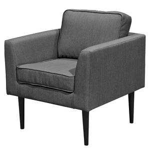 Fauteuil Bella Vista Tissu structuré - Gris