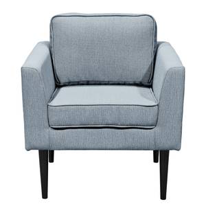 Fauteuil Bella Vista Tissu structuré - Gris pigeon