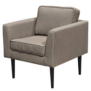 Fauteuil Bella Vista Tissu structuré - Taupe