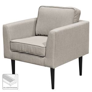 Fauteuil Bella Vista Tissu structuré - Gris platine