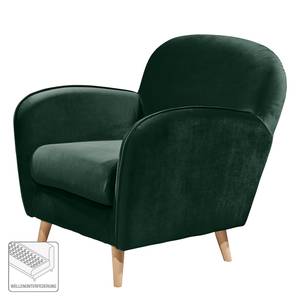 Fauteuil Vallegrande Velours - Vert foncé