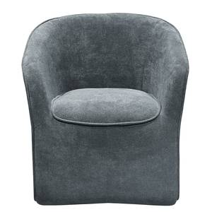 Fauteuil Saipina geweven stof - Grijs