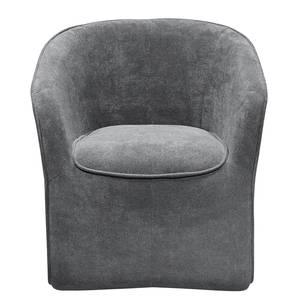 Fauteuil Saipina Tissu - Anthracite clair