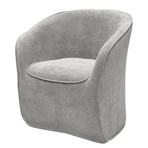 Fauteuil Saipina geweven stof - Lichtgrijs