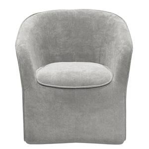 Fauteuil Saipina geweven stof - Lichtgrijs