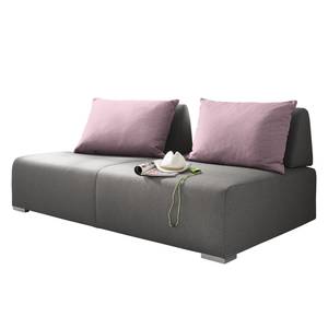 Schlafsofa Serra Flachgewebe - Taupe / Mauve