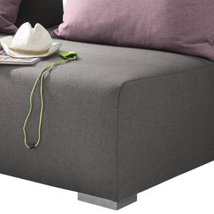 Schlafsofa Serra Flachgewebe - Taupe / Mauve