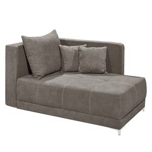 Chaise longue Mineros microvezel - Taupe