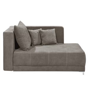 Chaise longue Mineros microvezel - Taupe