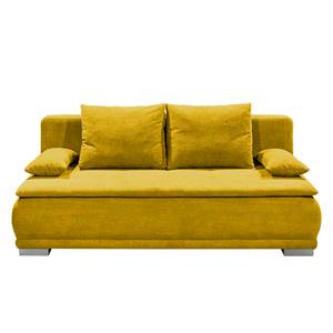 Schlafsofa Collana Webstoff - Microfaser Ranu: Senfgelb