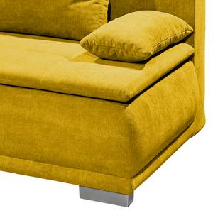 Canapé convertible Collana Tissu - Microfibre Ranu: Jaune moutarde