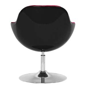 Fauteuil Apia Tissu - Noir / Rouge