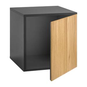 Hang-designbox hülsta now to go II Natuurlijk eikenhout/Leisteengrijs - 39 x 38 cm