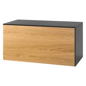 Hang-designbox hülsta now to go II Natuurlijk eikenhout/Leisteengrijs - 39 x 75 cm
