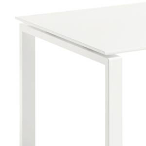 Tafel hülsta now easy gelakt zuiver wit - Breedte: 123 cm