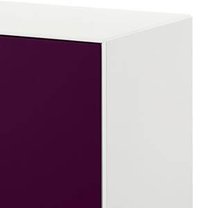 Hang-designbox hülsta now easy Violet/Zuiver witte lak