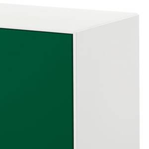 Hänge-Designbox hülsta now easy Dunkelgrün / Lack Reinweiß