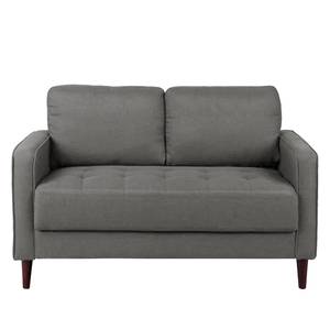 Sofa Saranda (1/2 places) Tissu - Gris foncé