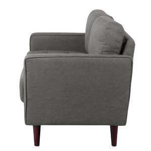 Sofa Saranda (1/2 places) Tissu - Gris foncé