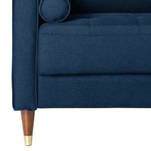 Sofa Saranda (2,5-Sitzer) Webstoff - Marineblau