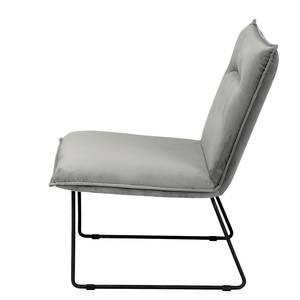 Fauteuil Sinaia Fluweel - Grijs