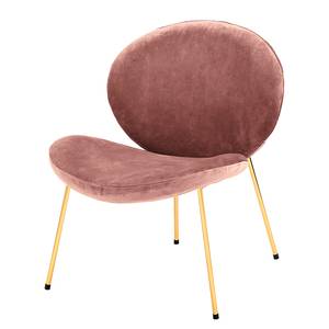 Fauteuil Zadar Fluweel - Oud pink