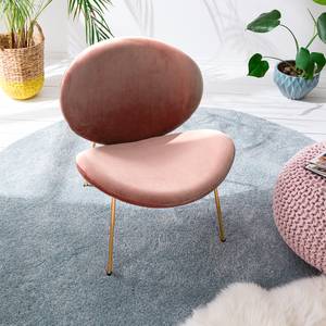 Fauteuil Zadar Velours - Rose vieilli