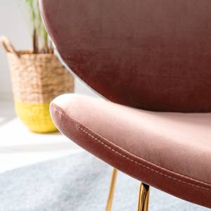 Fauteuil Zadar Fluweel - Oud pink