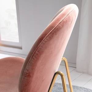 Fauteuil Zadar Velours - Rose vieilli