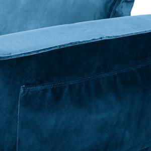 Schlafsofa Behram II Samt - Marineblau