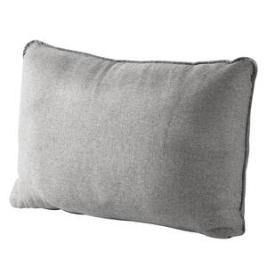 Repose-pieds avec coussin Lavara Tissu - Gris clair