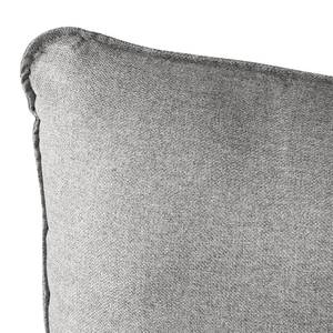 Repose-pieds avec coussin Lavara Tissu - Gris clair