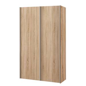 Schwebetürenschrank Budget Sonoma-Eiche - 125 cm - Eiche Sonoma Dekor - 125 x 48 cm - Ohne Spiegeltür/-en