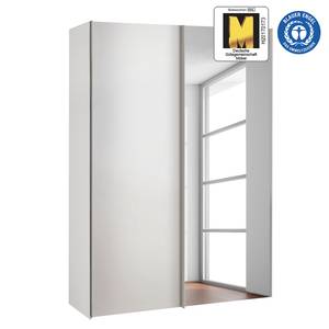 Schwebetürenschrank Budget Polarweiß - 150 cm - 1 Spiegel - Polarweiß - 150 x 48 cm - 1 Spiegeltür