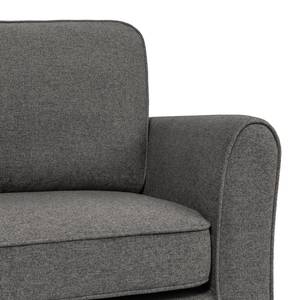 Sofa Larisa (2-Sitzer) Webstoff - Dunkelgrau