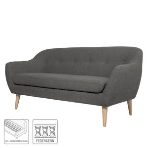 Sofa Lamia (2,5-Sitzer) Webstoff - Dunkelgrau