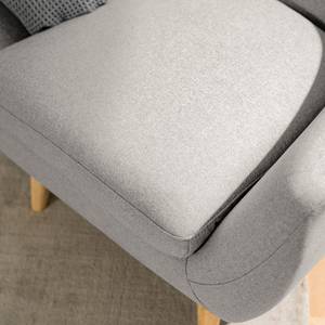 Fauteuil Lamia Geweven stof - Grijs