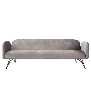 Schlafsofa Patan Samt - Champagnermetallic