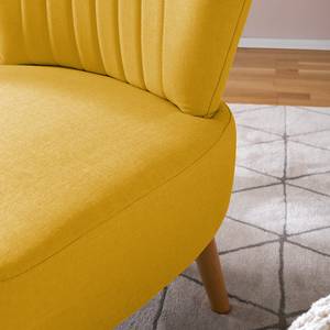 Fauteuil Volos Tissage à plat - Jaune