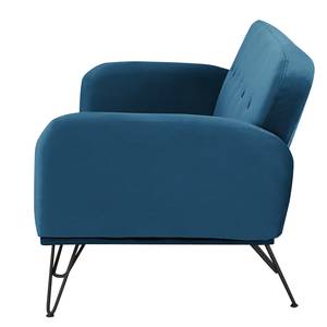 Schlafsofa Patan Samt - Marineblau