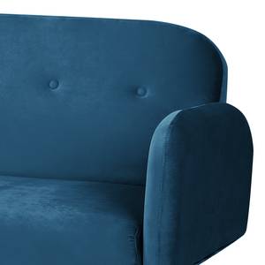 Schlafsofa Patan Samt - Marineblau