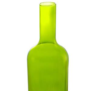 Tafellamp Bottle glas/ijzer - 1 lichtbron - Glanzend lichtgroen