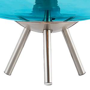 Tafellamp Lille glas/ijzer - 1 lichtbron - Hoogglans turquoise