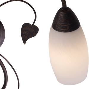 Plafondlamp Venezia glas/ijzer - 3 lichtbronnen